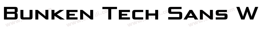 Bunken Tech Sans W01字体转换